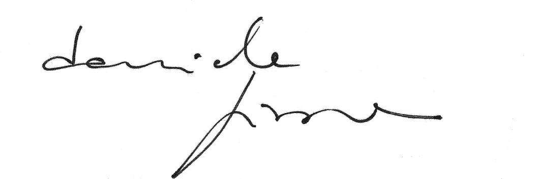 Logo nel menu con la firma di Daniele Fissore